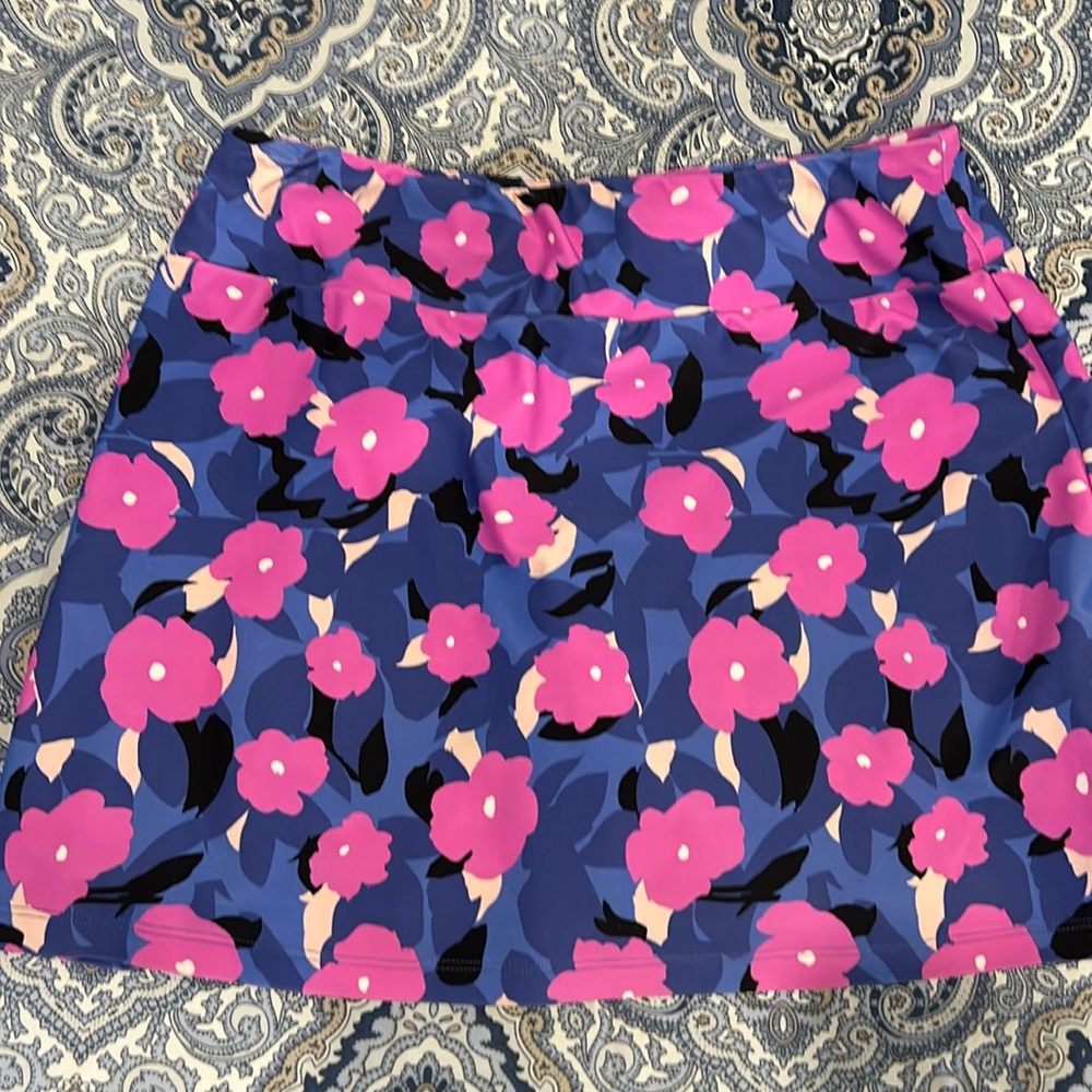 Pink blue purple Gingy skort.